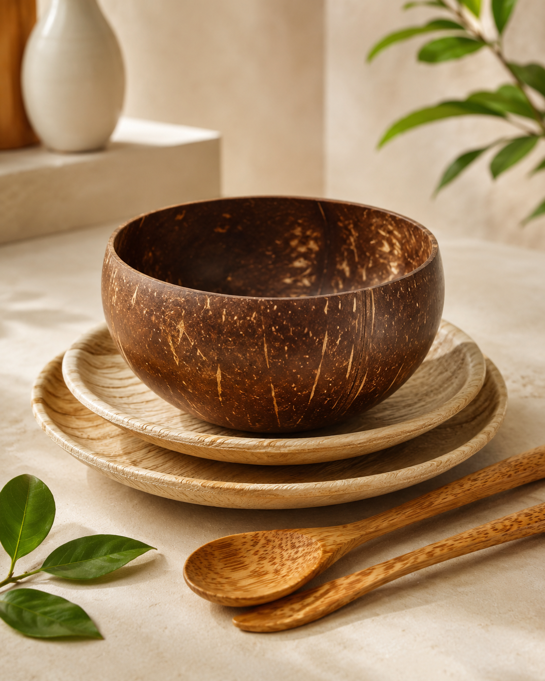 Natural tableware collection